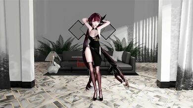 Supernatural BDSM Maid in Lingerie and Heels Cumming in Mistresss Face