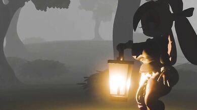 A sexy babysitter named Cream enjoys some naughty outdoor playtime with her horny neighbor