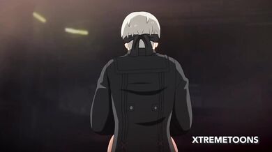 Nier Automata: 2B and 9S in a Fleshy Orgy