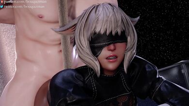 Garden of Ecstasy - Yshtola and Bouquetman in a Pronebone Position