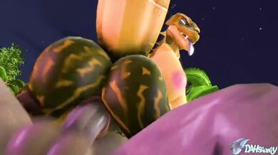 Watch this hot human f*ck the reptilian girl in ways youve never seen before! Starring DahSharky