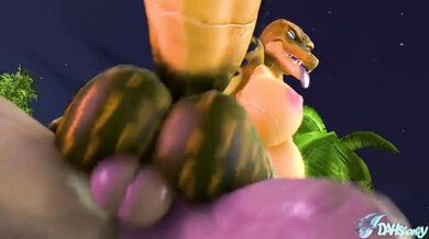 Watch this hot human f*ck the reptilian girl in ways youve never seen before! Starring DahSharky