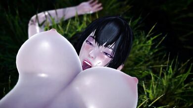 Erotic Enchantress in the Forest gets plowed by a massive Minotaur schlong