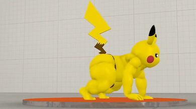 The Porn Adventures of Gassy Pikachu and His Growing Butt Stretch!