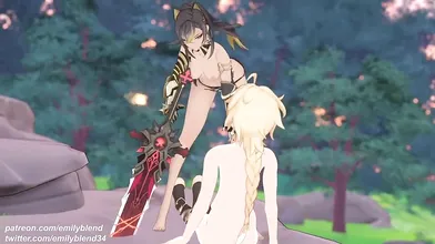 Ethereal Queen Ascends to Celestial Cock-Riding Glory and Gets Smothered in Sky-High Squirts