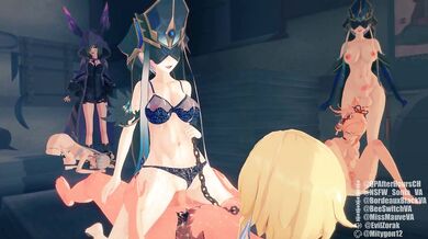 Chained in the Dungeon of Lust: Futa-on-female, Futasub, Femdom Action