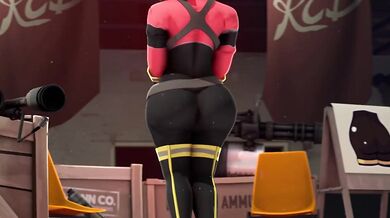 Fempyro, with her cheeks clapping, @Vyne34!