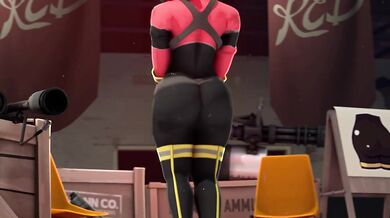 Fempyro, with her cheeks clapping, @Vyne34!