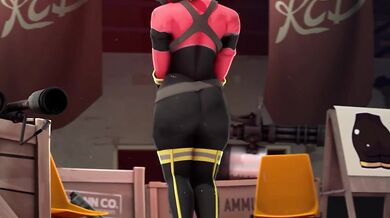 Fempyro, with her cheeks clapping, @Vyne34!