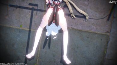 Fantasy of a Mythical Dragoness and Dwarven Smith: Rita and Durandal Fucked by the Insect in Jail