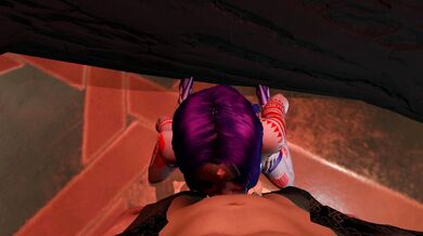 Raven, a bleached demoness, descends into hell for Halloween 2024