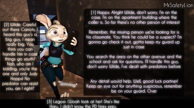 The Adventures of Legosi the Cop and Judy Hopps, with Mr Safety Lion - The XXX Version!