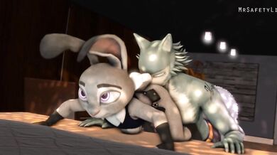 The Adventures of Legosi the Cop and Judy Hopps, with Mr Safety Lion - The XXX Version!