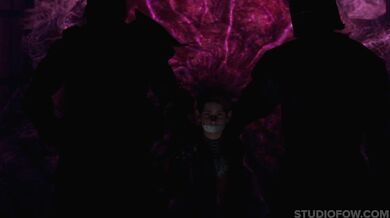 In this sexy studio, a mother is for*ced to endure an excruciating pain as she gets fucked by two hot guys while her son watches in delight!