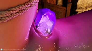 Watch Triss in reverse shibari suspension (The Awakening), where she gets tied up and bound like never before