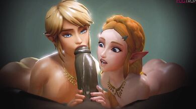 The Legend of Zelda: Link and Zelda Share a Cock - Fugtrup