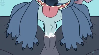 Hentai Animation - Stitch gets fucked by Gantu in a full-adult animation