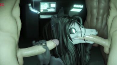 A hot fox and a sexy rabbit get intimate in a steamy PMV, pushing their sexual limits as they explore each other’s bodies