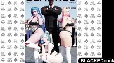 Pornstar Seraphine gets Blacked by her Waifu Fetish in this epic release!