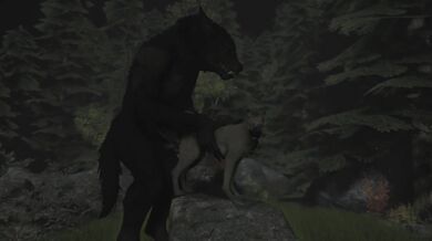 The Best of Both Worlds: A Werewolf and His Doggy Bride in Wolfland!