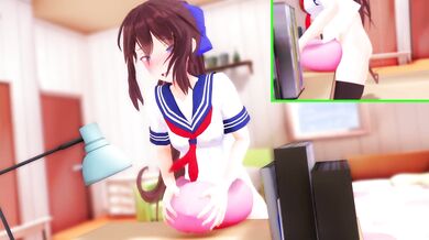 The Glowing Futa In the One-hole