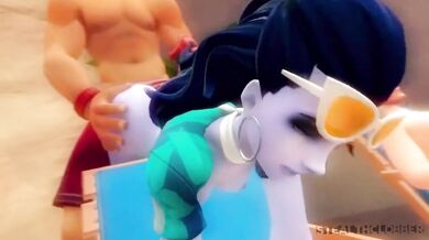 A sexy thief steals the show during a family vacation in Widowmaker: Hot Holidays - StealthClobber