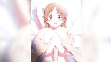 Curvy Sanaes Boobjobs are too Big for Totoro to Handle!