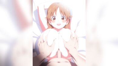 Curvy Sanaes Boobjobs are too Big for Totoro to Handle!