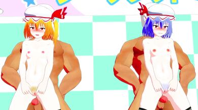 The ultimate lesbian showdown between Scarlet sisters and Komeiji sisters