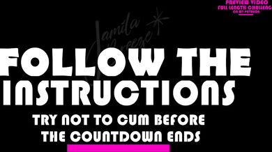 The Edge of Anal Delight: Jamila Breeze’s Countdown to Joi Cum