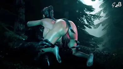 Getting Ripped by a Wild Wolf: The Hottest Werewolf Fuck of the Year!