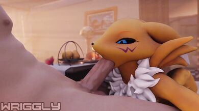 The Adventure of Rika and Renamon in Vacation Paradise