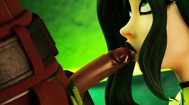 Busty Ass Shego Seduces Her Sidekick Kim Possible