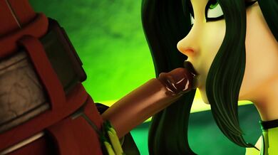 Busty Ass Shego Seduces Her Sidekick Kim Possible