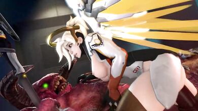 Mercys Fateful Encounter with the Demon Lord Darsovin - Overwatch Hentai Porn Video