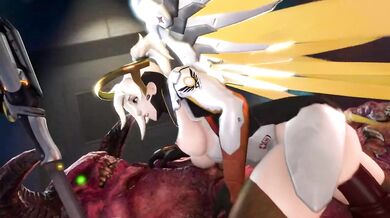 Mercys Fateful Encounter with the Demon Lord Darsovin - Overwatch Hentai Porn Video