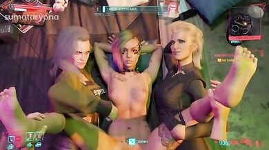 #9 Cyberpunk belly-punch in the year 2077: The sexy, cybernetic, futuristic hentai video you wont be able to look away from!