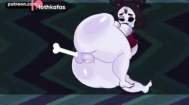 Hentai: Muffet Gets Boned and Enjoys Every Second of It