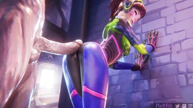 DVa: Getting Pounded Through Her Suit (Suit | Nude) [Meltrib]