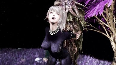 The hentai PORN adventure of a young girl who was taken by an alien being and deflowered in the most savage way possible