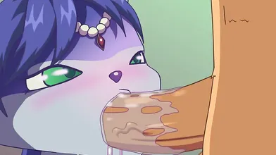 Krystals x-rated face fucking loop, with Fox