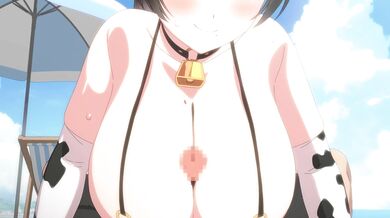 Watch in 4k quality as Yume Yamaha strips out of her bikini and gives a titfuck to Totoro on the bed