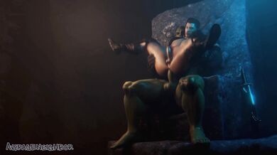 Watch the steamy hot adventure of a group of Orcs exploring an underground dungeon in search for treasure and excitement