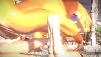 Amazing Adventures of a Brave Human Fucking the Pretty Dinosaur Girl
